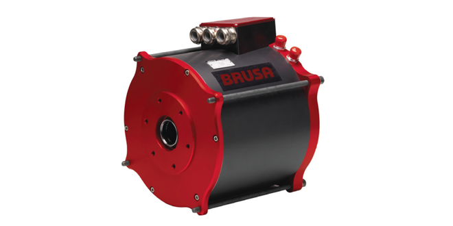 BRUSA offers electric drive components in 750-volt versions for commercial vehicles